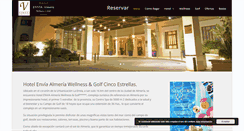Desktop Screenshot of hotelenvialmeria.com